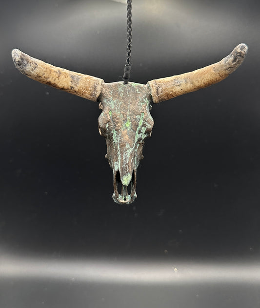 Bronze Bull Horn Replica Hanger